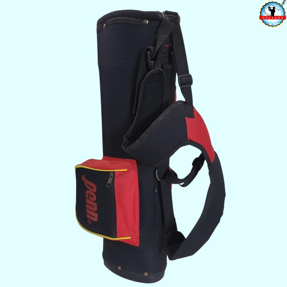 PENN Kids 3-Way Carry Golf Bag, 25" Tall Black Red